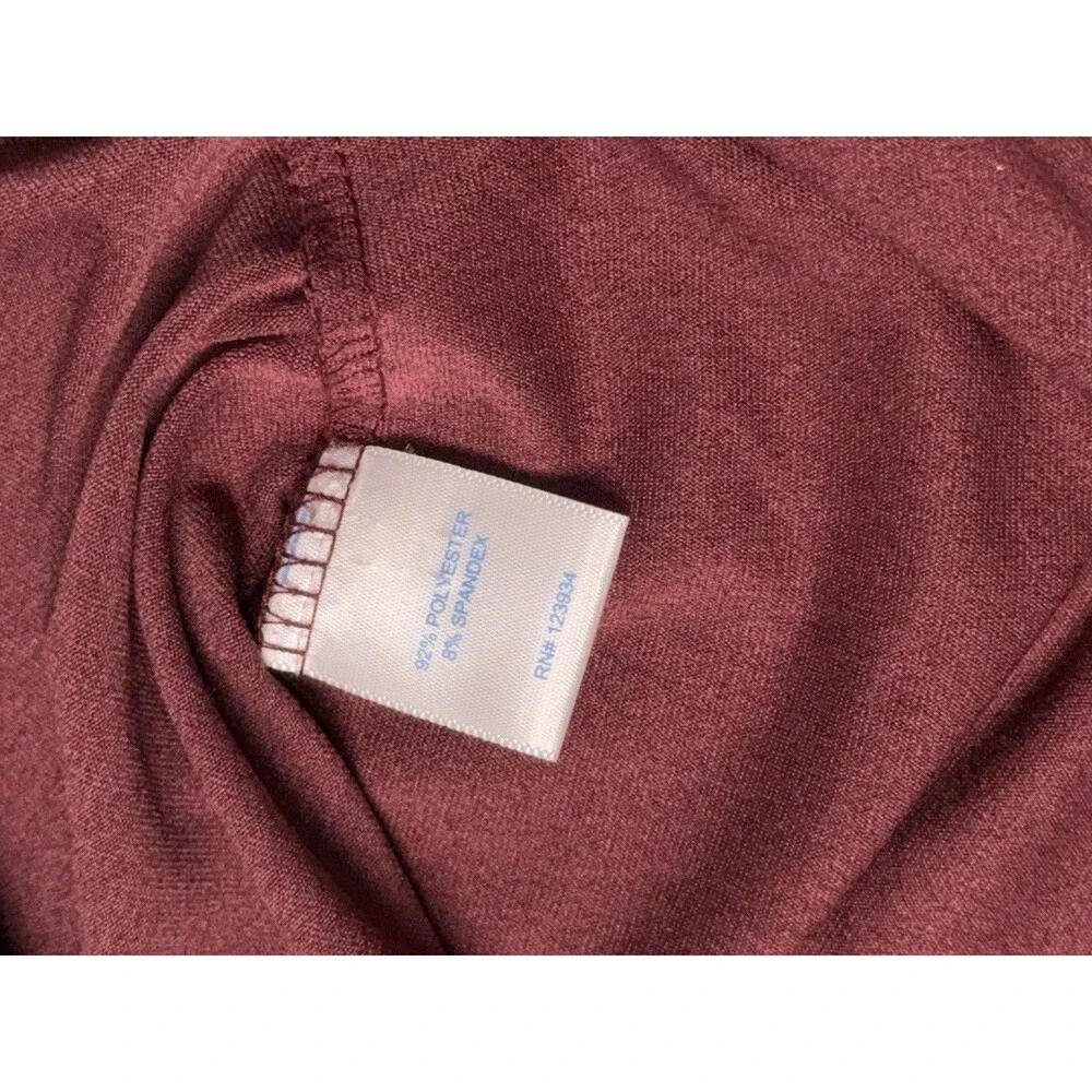 Southern Tide 1/4 Zip Performance Pullover Mens XL Lite Burgundy Stretch